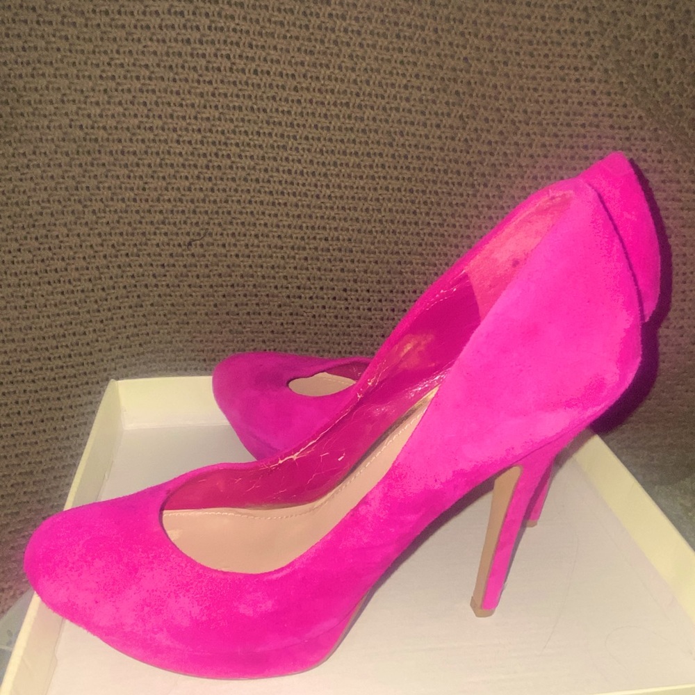 Jessica Simpson Hot Pink Heels